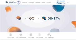 Desktop Screenshot of dineta.eu